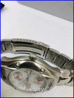 Vintage Ford Mustang Watch, Pen & Keychain Tin Set RARE Unused DEAD BATTERY READ