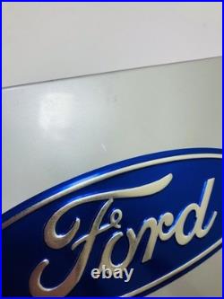 Vintage Ford Mustang Watch, Pen & Keychain Tin Set RARE Unused DEAD BATTERY READ