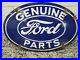 Vintage-Ford-Porcelain-Sign-Genuine-Auto-Parts-Dealer-Gas-Station-Oil-Service-01-urcs
