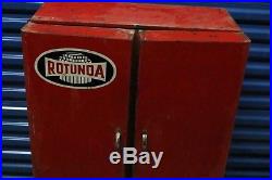 Vintage Ford Rotunda Parts Garage Dealership Display Cabinet Sign Car Truck