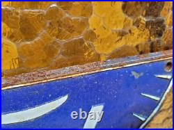 Vintage Ford Sign Cast Iron Old Automobile Dealer Truck Car Plaque Used Auto 15