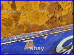 Vintage Ford Sign Cast Iron Old Automobile Dealer Truck Car Plaque Used Auto 15
