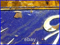 Vintage Ford Sign Cast Iron Old Automobile Dealer Truck Car Plaque Used Auto 15