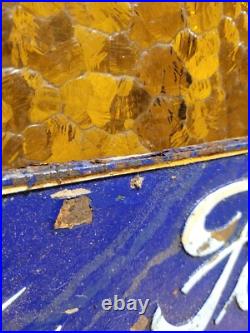 Vintage Ford Sign Cast Iron Old Automobile Dealer Truck Car Plaque Used Auto 15