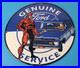Vintage-Ford-Sign-DC-Comic-Books-Dare-Devil-Auto-Truck-Porcelain-Gas-Pump-Sign-01-skyx