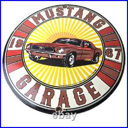 Vintage Ford Sign Mustang Ford Automobile Service Gas Station Sign