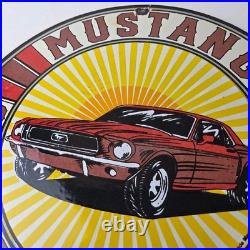 Vintage Ford Sign Mustang Ford Automobile Service Gas Station Sign