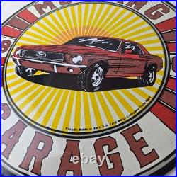 Vintage Ford Sign Mustang Ford Automobile Service Gas Station Sign