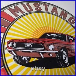 Vintage Ford Sign Mustang Ford Automobile Service Gas Station Sign