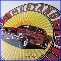 Vintage Ford Sign Mustang Ford Automobile Service Gas Station Sign