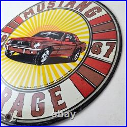 Vintage Ford Sign Mustang Ford Automobile Service Gas Station Sign