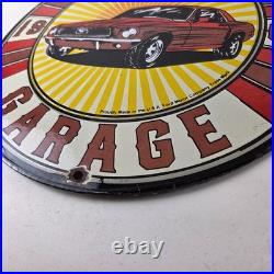 Vintage Ford Sign Mustang Ford Automobile Service Gas Station Sign