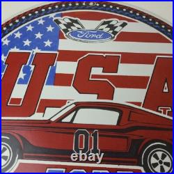 Vintage Ford Sign Mustang Ford Automobile Service Gas Station USA #01 Sign