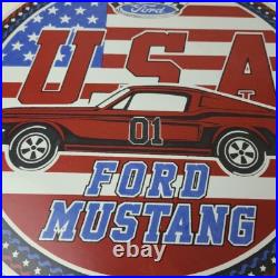 Vintage Ford Sign Mustang Ford Automobile Service Gas Station USA #01 Sign