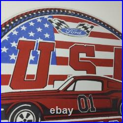 Vintage Ford Sign Mustang Ford Automobile Service Gas Station USA #01 Sign