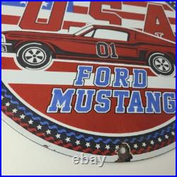 Vintage Ford Sign Mustang Ford Automobile Service Gas Station USA #01 Sign