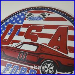 Vintage Ford Sign Mustang Ford Automobile Service Gas Station USA #01 Sign