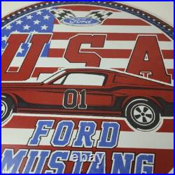 Vintage Ford Sign Mustang Ford Automobile Service Gas Station USA #01 Sign