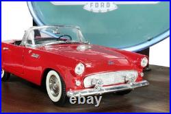 Vintage Ford Thunderbird Neon Dealer Counter Automotive Sign with 1955 TBird
