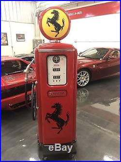 Vintage GAS PUMP Ferrari Style Showroom Display Dealer Sign Garage Art Classic
