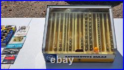 Vintage GE Automotive Dealer/Service Station Auto Bulb Display With Bulbs