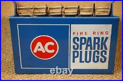 Vintage GM AC Fire Ring Spark Plugs Parts Book Rack Catalog Holder