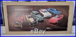 Vintage GM Dealer Showroom Sign 40x20, Signed by Artist #217/400 (Corvette, etc)