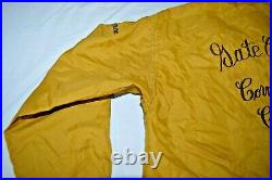 Vintage Gate City Corvette Club 1970's Tan Jacket Youth M Spencer Windless NH