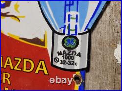 Vintage General Electric Porcelain Sign Edison Mazda Auto Lamp Car Light Bulb Ge