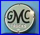 Vintage-General-Motors-Porcelain-Gas-Gmc-Auto-Trucks-Sales-Service-Dealer-Sign-01-udb