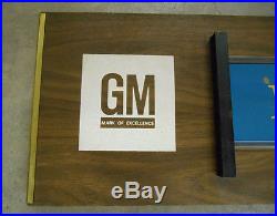 Vintage Genuine Chevrolet GM Accessories Showroom Dealership Dealer Signs Pair