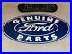 Vintage-Genuine-Ford-Parts-11-3-4-Porcelain-Metal-Car-Truck-Gasoline-Oil-Sign-01-asc
