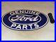 Vintage-Genuine-Ford-Parts-24-Porcelain-Metal-Ds-Car-Truck-Gasoline-Oil-Sign-01-mcfs