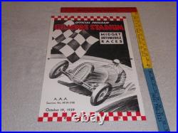Vintage Gilmore Stadium Midget Car Race 18 Porcelain Metal Gasoline & Oil Sign
