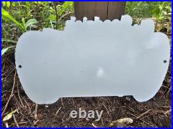 Vintage Goodrich Air Service Porcelain Sign Auto Car Mechanic Gas Pump Sign