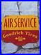 Vintage-Goodrich-Tires-Air-Service-Porcelain-Sign-Car-Gas-Truck-Motorcycle-10-8-01-fvdp