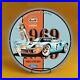 Vintage-Gulf-1969-Gasoline-Porcelain-Gas-Service-Station-Auto-Pump-Plate-Sign-01-mww