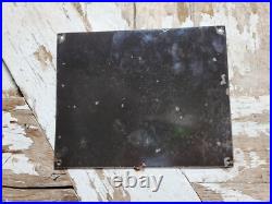 Vintage Gulf Porcelain Sign Supreme Auto Oil Gas Pump Plate For Sale Here Penna