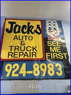 Vintage Hand Painted Auto/truck Shop Sign