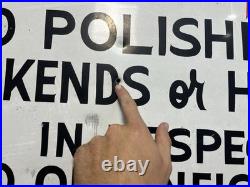Vintage Hand Painted Car Wash Sign