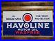 Vintage-Havoline-Porcelain-Sign-Car-Motor-Oil-Service-Auto-Parts-3-34-Wax-Free-01-stw