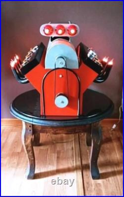 Vintage Hemi Engine Mopar Custom Folk Art Mail Box Lighted Display HUGE! (VIDEO)