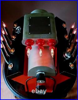 Vintage Hemi Engine Mopar Custom Folk Art Mail Box Lighted Display HUGE! (VIDEO)