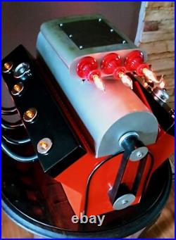 Vintage Hemi Engine Mopar Custom Folk Art Mail Box Lighted Display HUGE! (VIDEO)