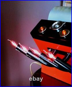 Vintage Hemi Engine Mopar Custom Folk Art Mail Box Lighted Display HUGE! (VIDEO)