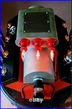 Vintage Hemi Engine Mopar Custom Folk Art Mail Box Lighted Display HUGE! (VIDEO)