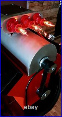 Vintage Hemi Engine Mopar Custom Folk Art Mail Box Lighted Display HUGE! (VIDEO)