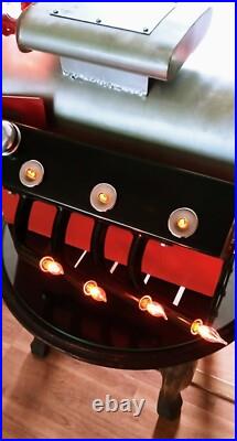 Vintage Hemi Engine Mopar Custom Folk Art Mail Box Lighted Display HUGE! (VIDEO)