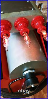 Vintage Hemi Engine Mopar Custom Folk Art Mail Box Lighted Display HUGE! (VIDEO)