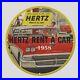 Vintage-Hertz-Rent-A-Car-1958-Oil-Porcelain-Gas-Pump-Sign-01-qtgk